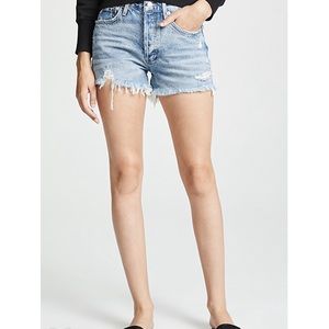 AGOLDE Parker denim shorts